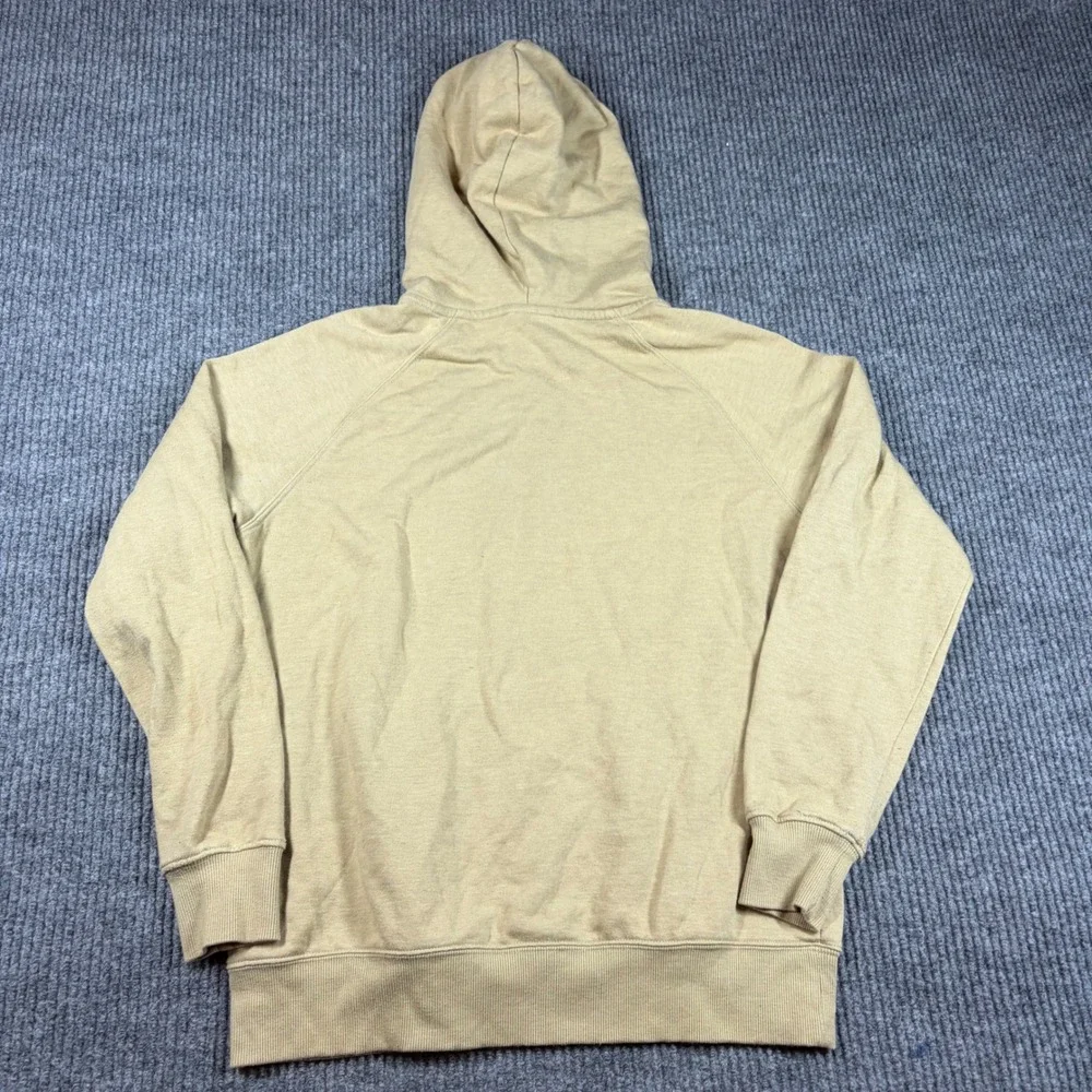 The North Face Hoodie Mens S Tan Half Dome Logo Pullover Sweatshirt‎ Beige S